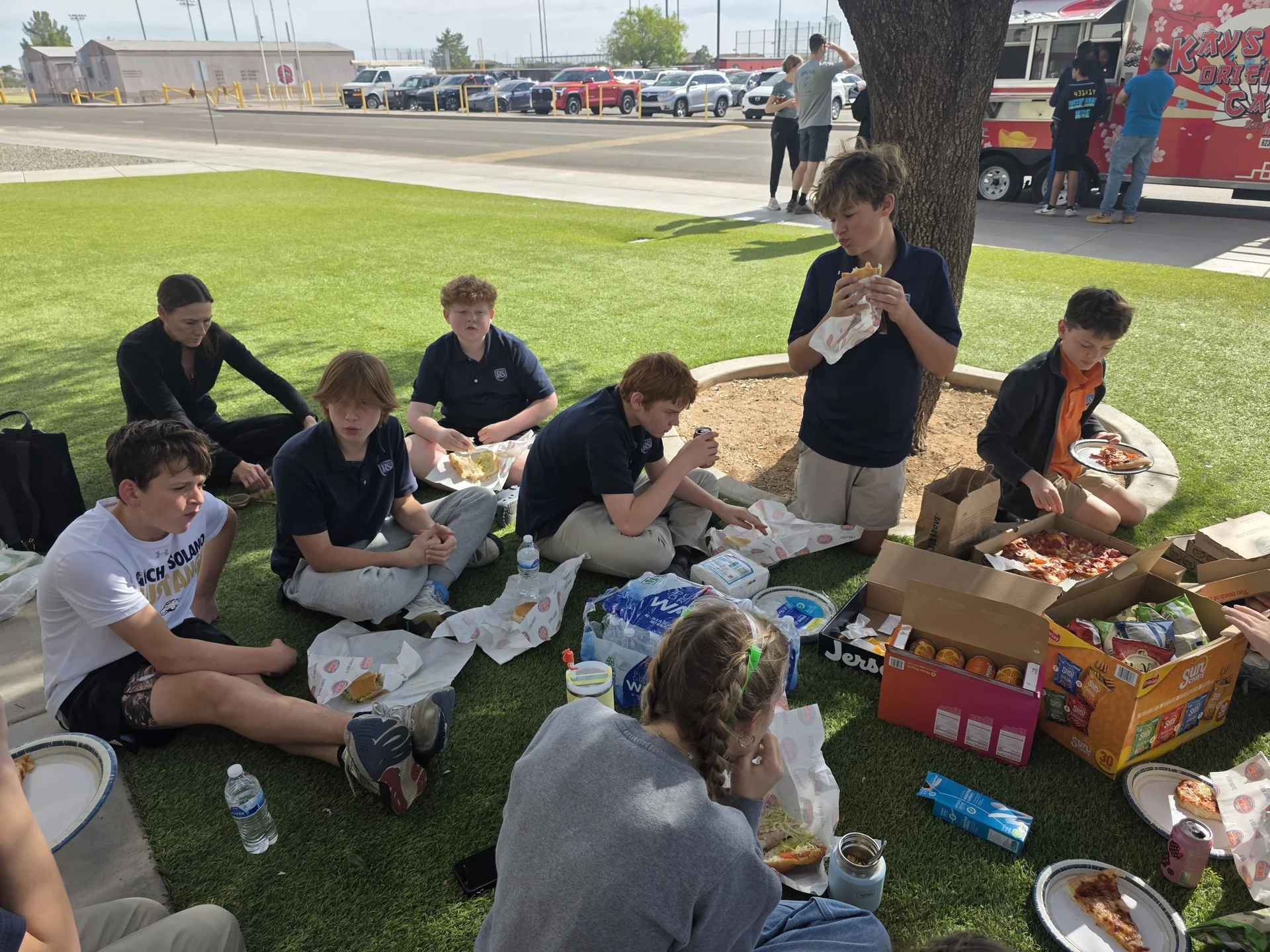 After school and evenings